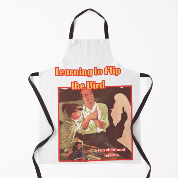 Item preview, Learning to flip the Bird (retro art work) designed and sold by Steph1TheArtist.