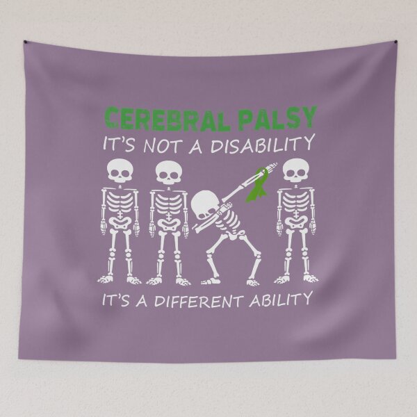 Item preview, Cerebral Palsy it's a different ability Funny skeleton 		 designed and sold by sximqoetahu8.