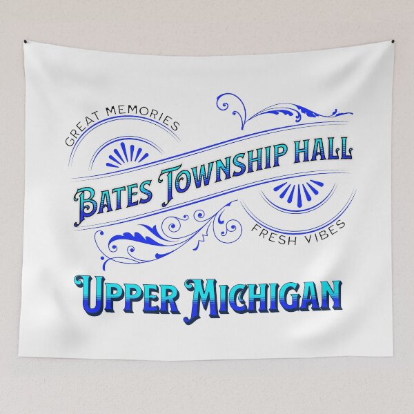 Item preview, Bates Township Hall Michigan 0001 designed and sold by ajsloan.