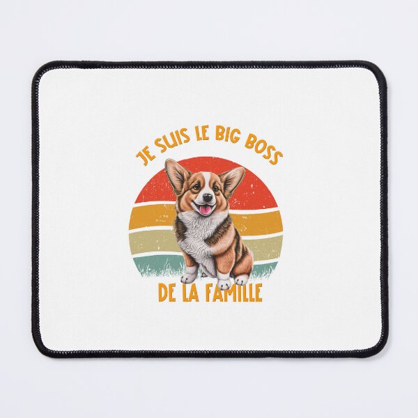 Item preview, Welsh Corgi Pembroke dog (Pembroke Welsh Corgi), I am the big boss of the family, for lovers of companion dogs, in French designed and sold by isaweb.