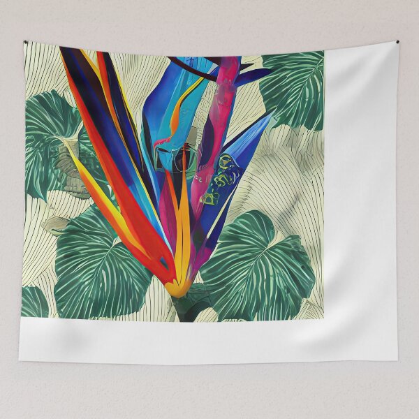 Item preview, Bird of Paradise, AI Art, Boho Botanical Art designed and sold by casaai.