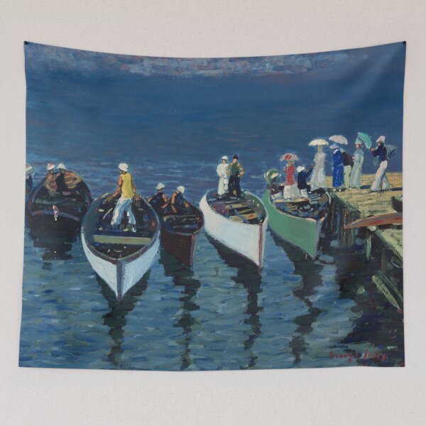 Item preview, Holiday on the Hudson | George Luks | 1912 Nautical Art designed and sold by CJET.