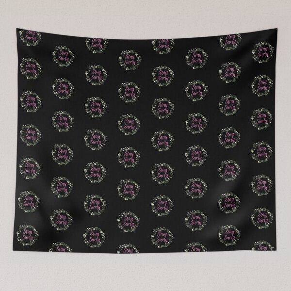 Item preview, Stay Surly, surrounded by flowers designed and sold by CheekyGrace.