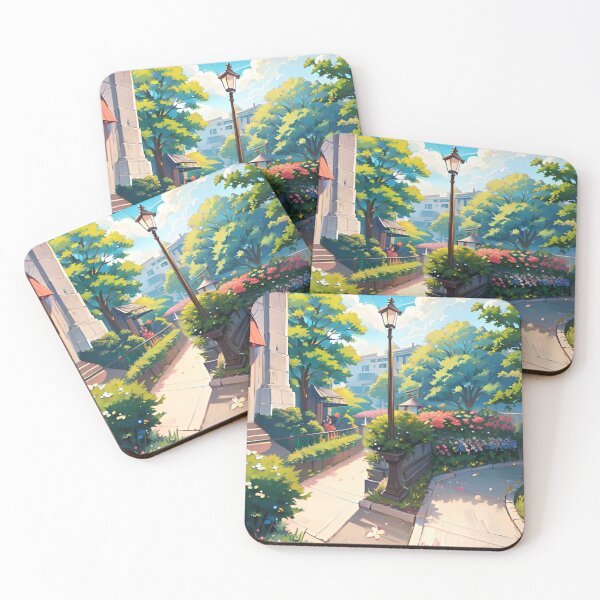 Item preview, Beautiful Anime Courtyard Photograph designed and sold by lambvision.