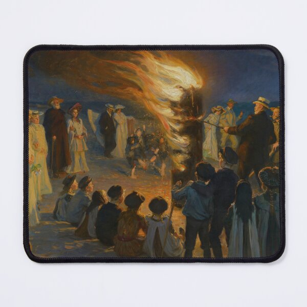 Item preview, Midsummer Eve Bonfire on Skagen's Beach | Peder Severin Kroyer | 1906 Danish Art designed and sold by CJET.