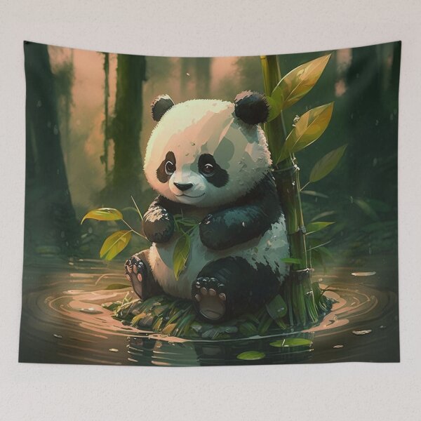 Item preview,    "Pawsitively Adorable: Exploring the Enchanting World of Pandas" designed and sold by DesignHeaven24.