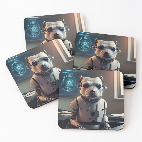 Item preview, Dog in a tech lab designed and sold by jsebouvi.