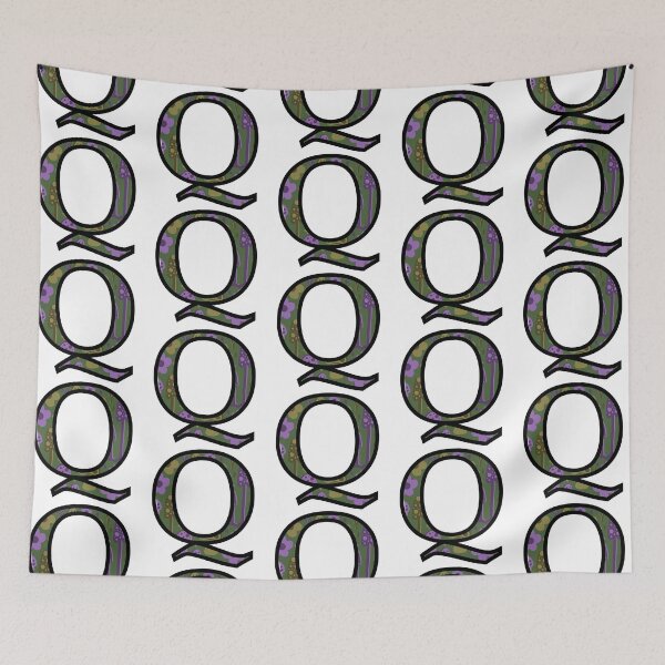 Item preview, Smiley Mushrooms and Groovy Flowers “Q” designed and sold by Heids953.