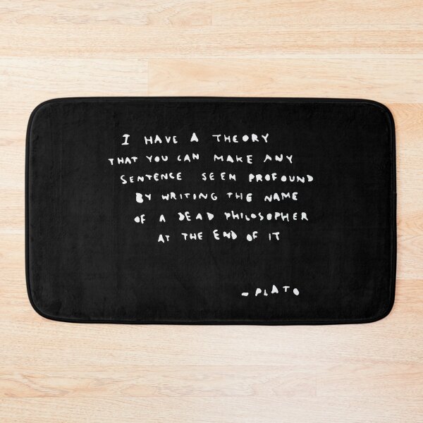 Item preview, BANKSY Plato Quote designed and sold by inkstyl.