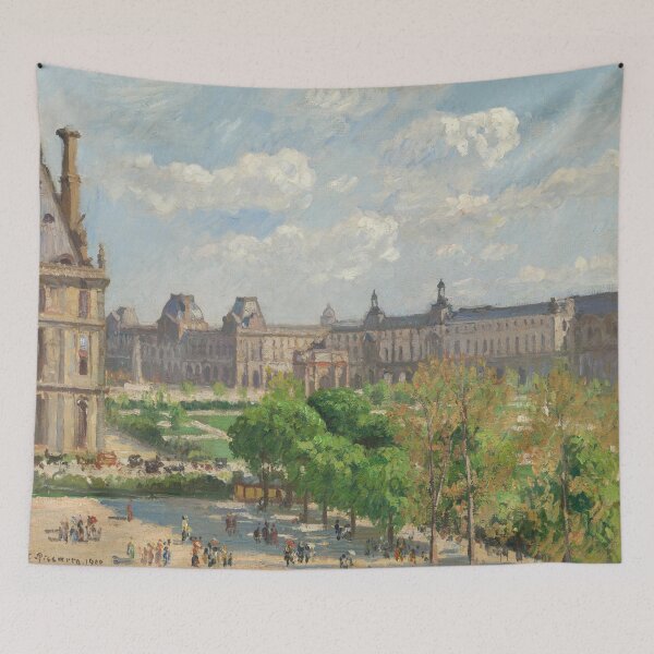 Item preview, Place du Carrousel, Paris | Camille Pissarro | 1900 Cityscape Art designed and sold by CJET.
