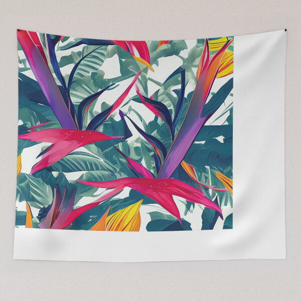 Item preview, Bird of Paradise, AI Art, Boho Botanical Art designed and sold by casaai.
