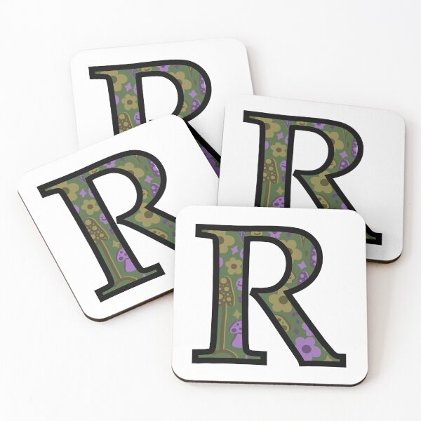 Item preview, Smiley Mushrooms and Groovy Flowers “R” designed and sold by Heids953.