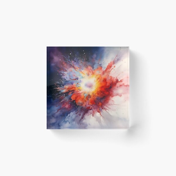 Artikelvorschau, Supernova in Aquarell entworfen und verkauft von Banna Baber.