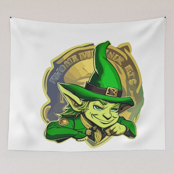 Item preview, Green Money Elf Illustration designed and sold by printyai.