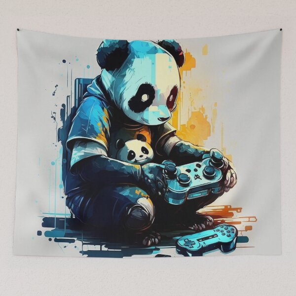Item preview, "Pawsitively Adorable: Exploring the Enchanting World of Pandas" designed and sold by DesignHeaven24.