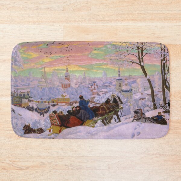 Item preview, Shrovetide | Boris Kustodiev | 1916 Russian Landscape Art designed and sold by CJET.