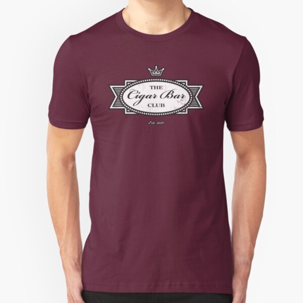 The Cigar Bar Club Slim Fit T-Shirt
