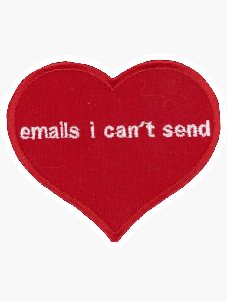 "emails i can't send sticker" Sticker for Sale by remsnova Redbubble