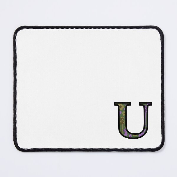 Item preview, Smiley Mushrooms and Groovy Flowers “U” designed and sold by Heids953.