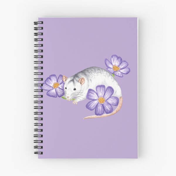 Item preview, Roan Rat with Cosmos Flowers designed and sold by WolfySilver.