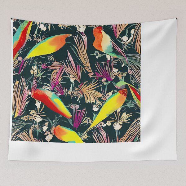 Item preview, Bird of Paradise, AI Art, Boho Botanical Art designed and sold by casaai.