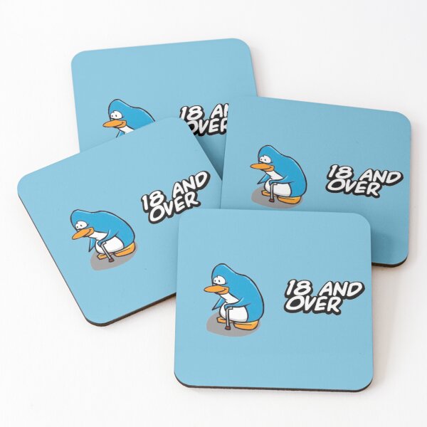 Item preview, 18 And Over Club Penguin designed and sold by bluelephante.