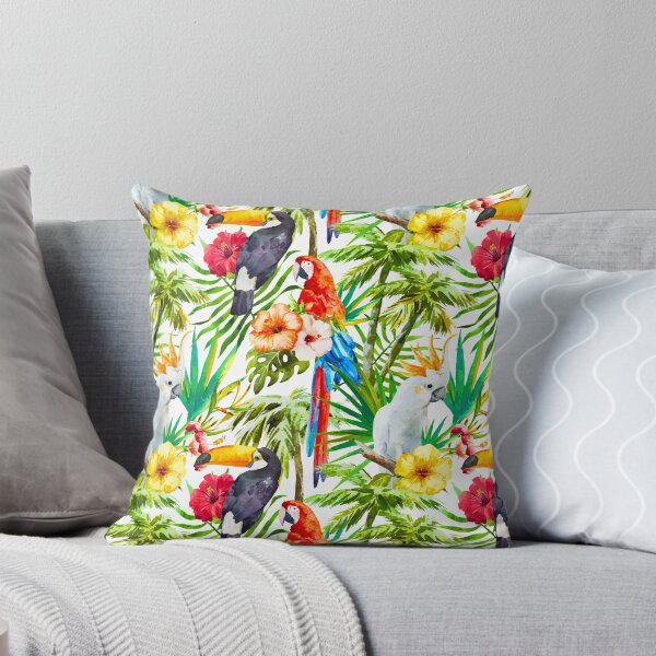 Item preview, Tropical Parrot, Cockatoo and Toucan Rainforest designed and sold by Makanahele.