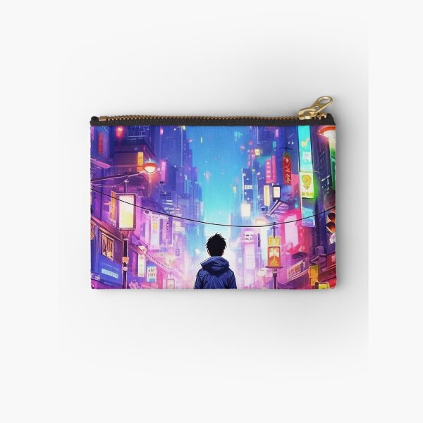 Item preview, Tokyo city in neon and colorful melancholy designed and sold by ink-and-Design.