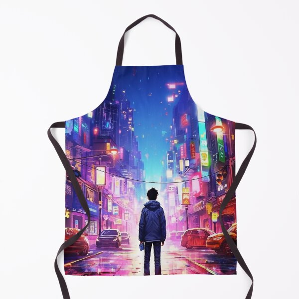 Item preview, Tokyo city in neon and colorful melancholy designed and sold by ink-and-Design.