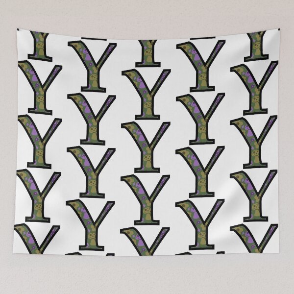 Item preview, Smiley Mushrooms and Groovy Flowers “Y” designed and sold by Heids953.