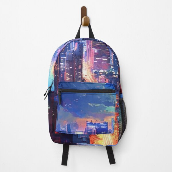Item preview, Tokyo city in neon and colorful melancholy designed and sold by ink-and-Design.