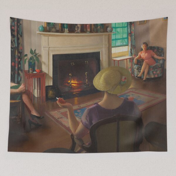 Item preview, The Living Room | William McGregor Paxton | 1941 American Art designed and sold by CJET.