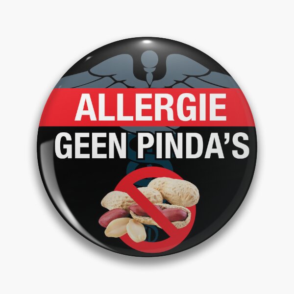 Item preview, Dutch: “ALLERGIE GEEN PINDA’S” designed and sold by WhiteShirtGuy.
