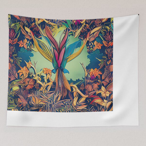 Item preview, Bird of Paradise, AI Art, Boho Botanical Art designed and sold by casaai.