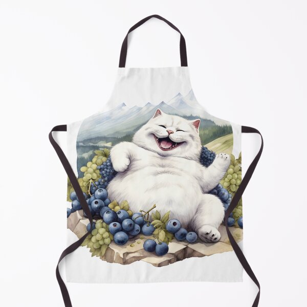 Item preview, Berrylicious Retro Whiskers: Kitschy Cats and Sweet Berries Sticker designed and sold by KittyStampedeCo.