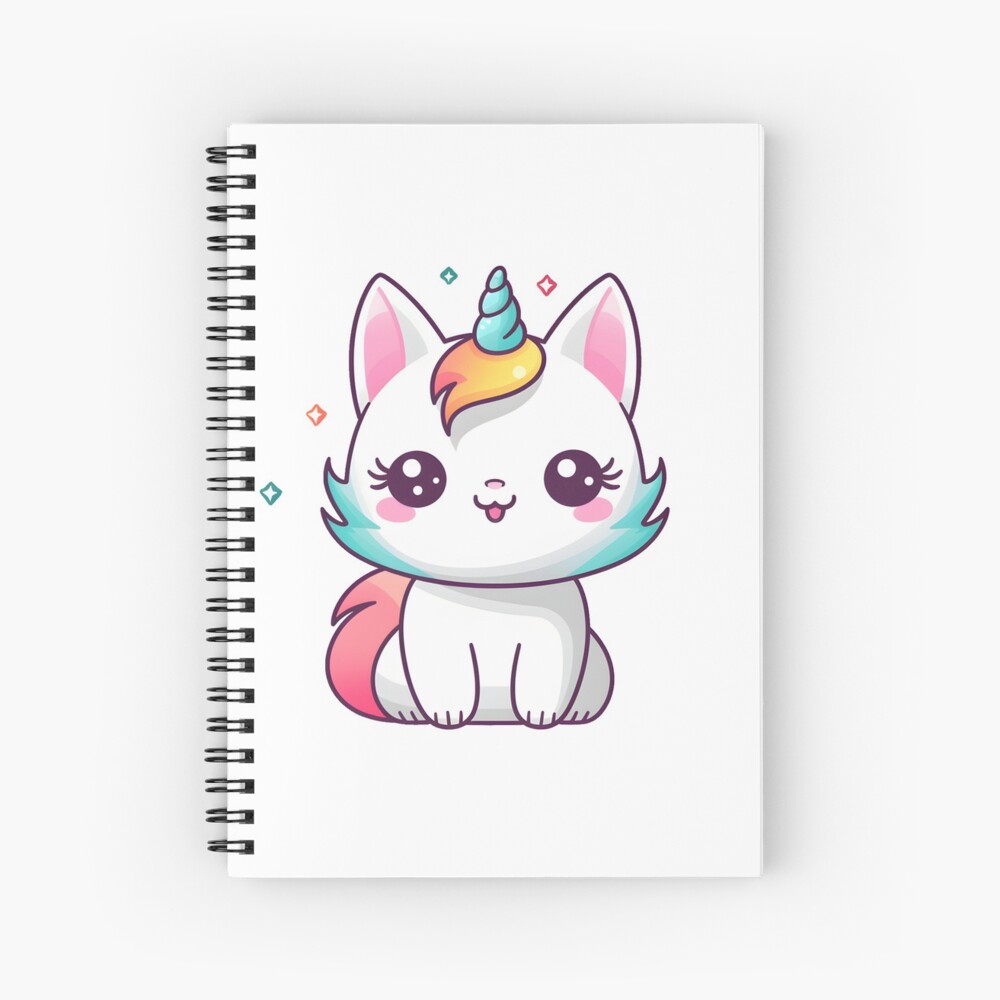 Kawaii Cat Eating a Slice of Strawberry Cake  Sticker for Sale by  Sereneluna