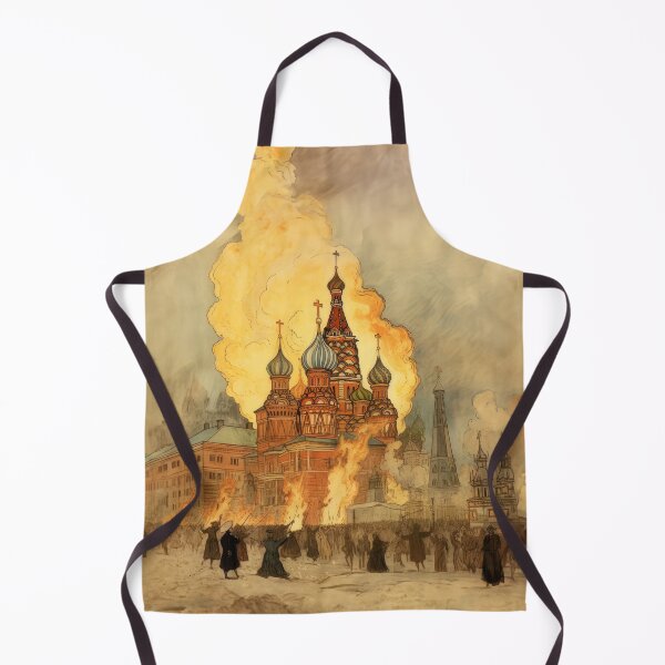 Aperçu de l'œuvre Le Kremlin brûle 1 créée et vendue par Kim Kanger.