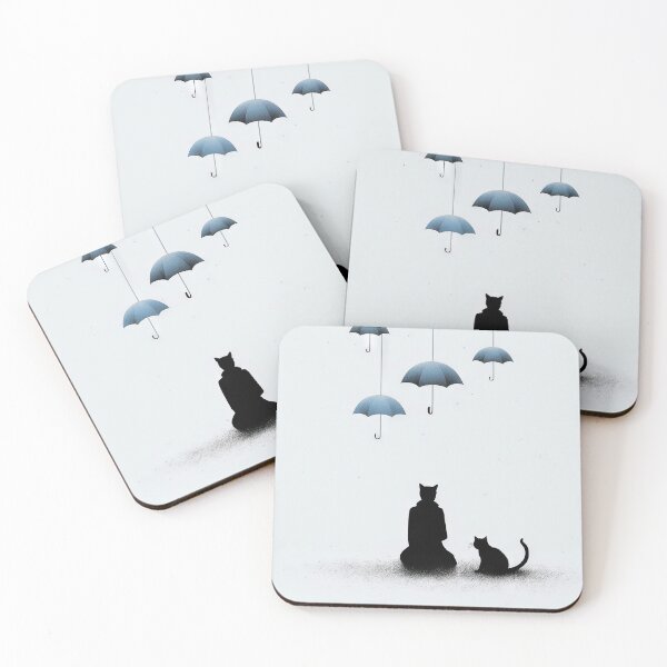 Item preview, Minimalist Cats: Aesthetic of Dark Humor designed and sold by Piotrek0001.