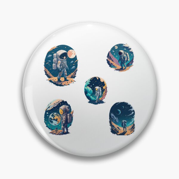 Item preview, "Astronauts: Exploring the Limits of the Universe" STICKER designed and sold by Designsmaxi.