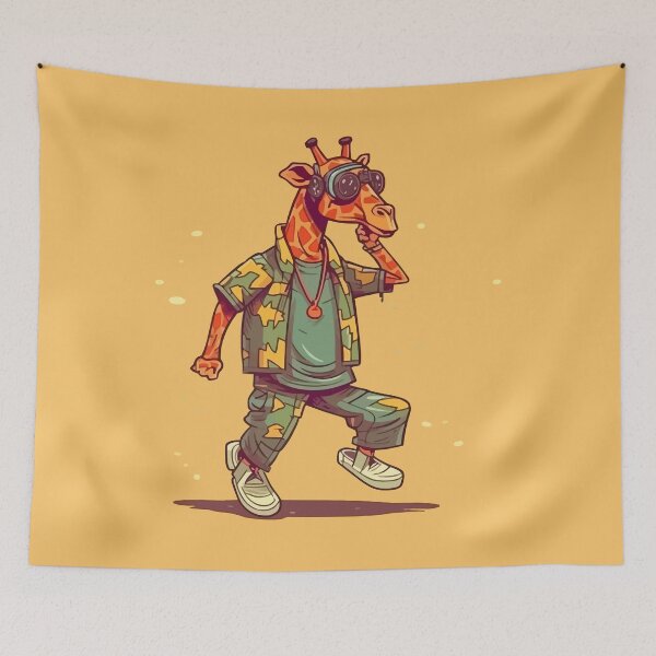 Item preview, Hip Hop Dancing Giraffe designed and sold by Amir Faysal.