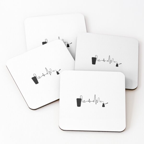Item preview,  Coffee Heartbeat Coffee Cup Caffeine Lovers designed and sold by SOUFIANE1991.