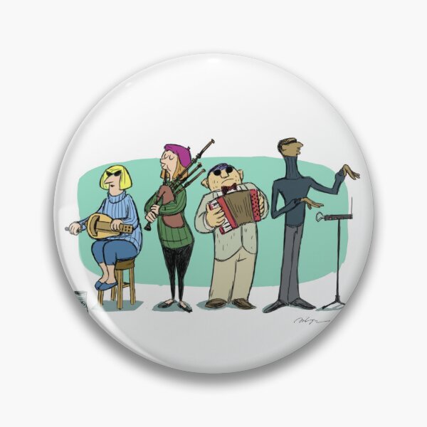 Item preview, Cartoon - A Unique Band designed and sold by AnsonsArtZoo.