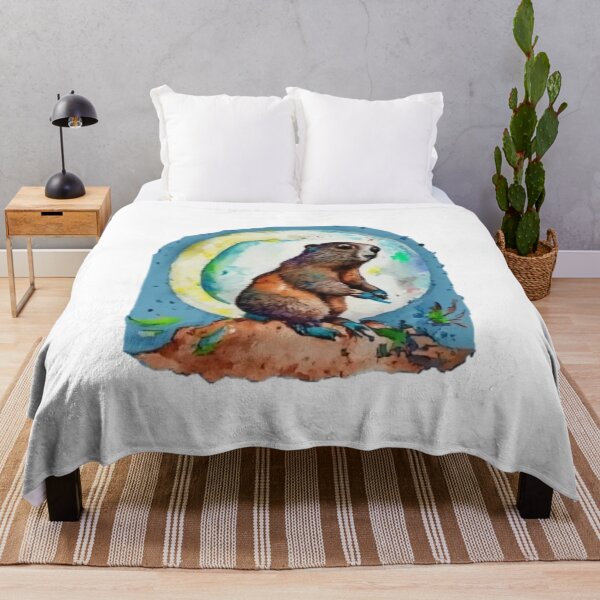 Item preview, Groundhog under the moonlight designed and sold by GroundhogMs.