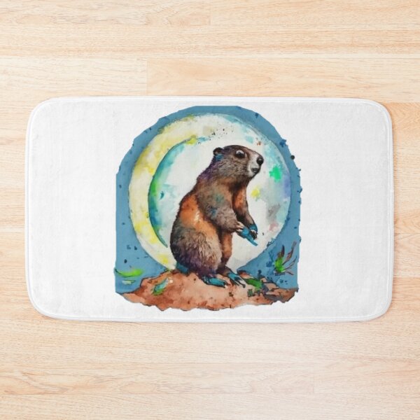 Item preview, Groundhog under the moonlight designed and sold by GroundhogMs.