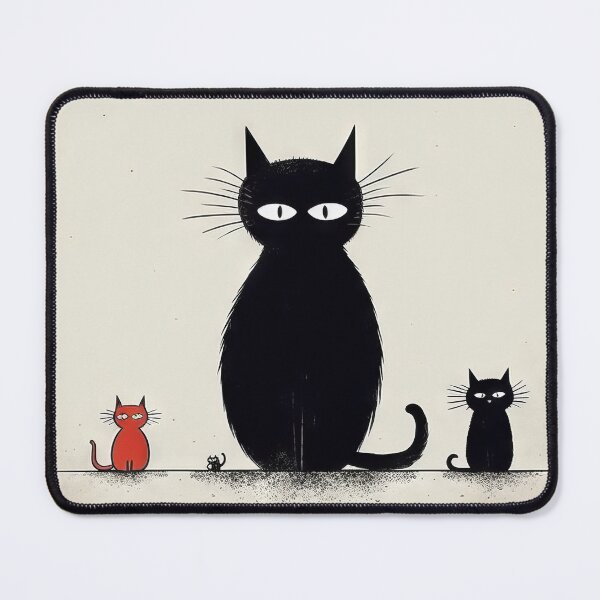 Item preview, Minimalist Cats: Aesthetic of Dark Humor designed and sold by Piotrek0001.