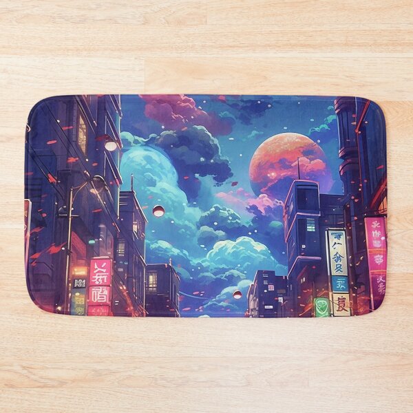 Item preview, Tokyo city in neon and colorful melancholy designed and sold by ink-and-Design.