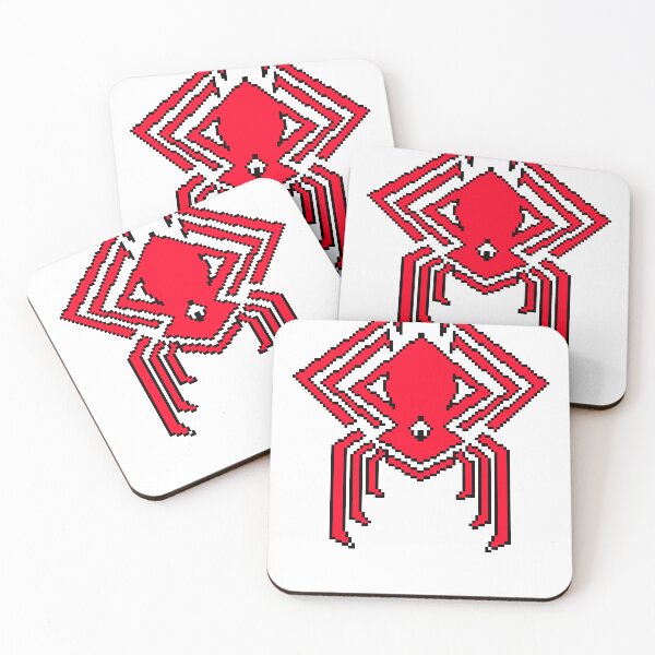 Item preview, pixel art spider symbol  designed and sold by Luckyhighland.