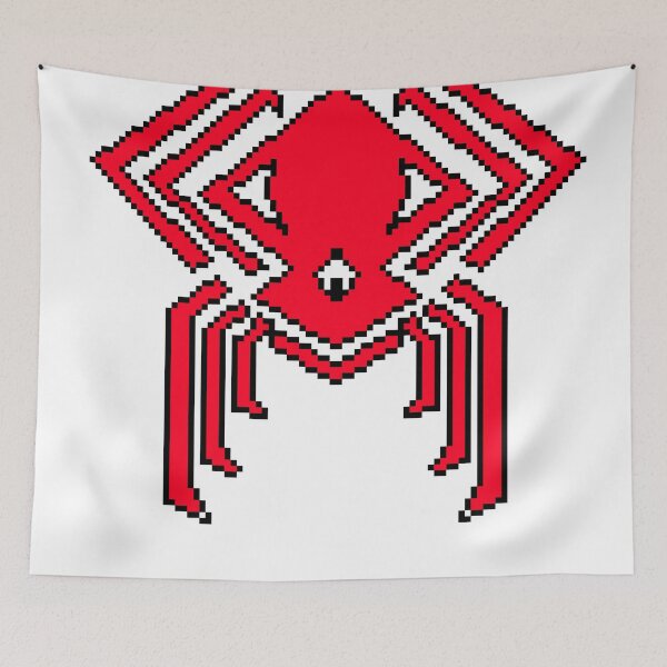 Item preview, pixel art spider symbol  designed and sold by Luckyhighland.