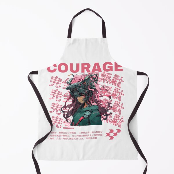 Item preview, courage cyberpunk anime girl designed and sold by karpuz-design.