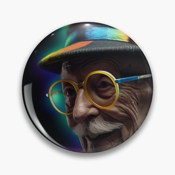 Item preview, Psychedelic Grandfather designed and sold by HiTechMedia.